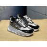 V*ERSACE CHAIN REACTION SNEAKERS BLACK&amp;WHITE&amp;GREY