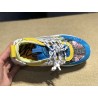 V*ERSACE CHAIN REACTION SNEAKERS BLUE&amp;WHITE&amp;YELLOW