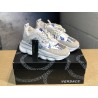 V*ERSACE CHAIN REACTION SNEAKERS GREY&amp;WHITE&amp;BLUE