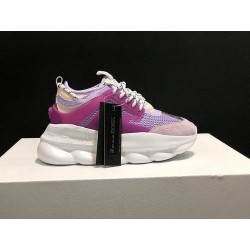 V*ERSACE CHAIN REACTION SNEAKERS PURPLE&amp;PINK&amp;WHITE