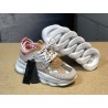 V*ERSACE CHAIN REACTION SNEAKERS PINK&amp;WHITE&amp;YELLOW&amp;GREY