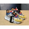 V*ERSACE CHAIN REACTION SNEAKERS RED&amp;WHITE&amp;YELLOW&amp;GREY&amp;BLUE