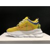 V*ERSACE CHAIN REACTION SNEAKERS YELLOW