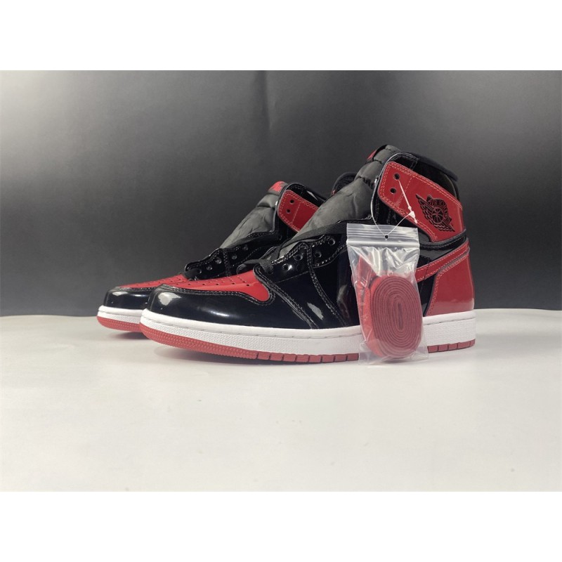 Air Jordan 1 High OG Bred Patent 555088-063