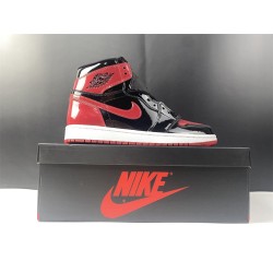 Air Jordan 1 High OG Bred Patent 555088-063