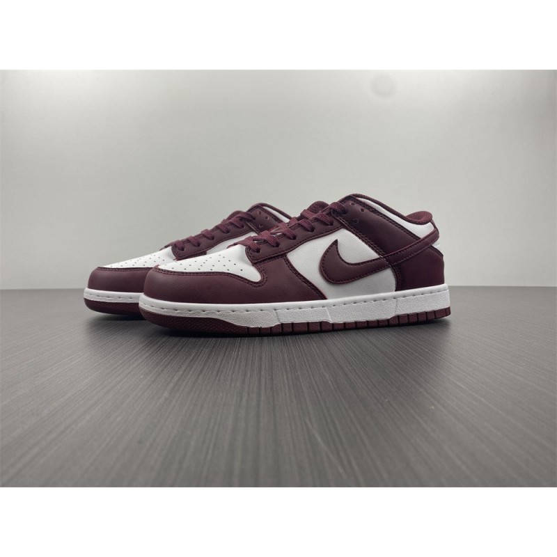 Nike Dunk Low “Bordeaux” White/Bordeaux