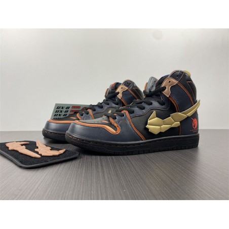 Gundam x Nike SB Dunk High DH7717-400