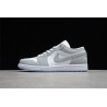 JORDAN 1 LOW WHITE/WOLF GREY