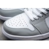 JORDAN 1 LOW WHITE/WOLF GREY