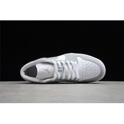 JORDAN 1 LOW WHITE/WOLF GREY